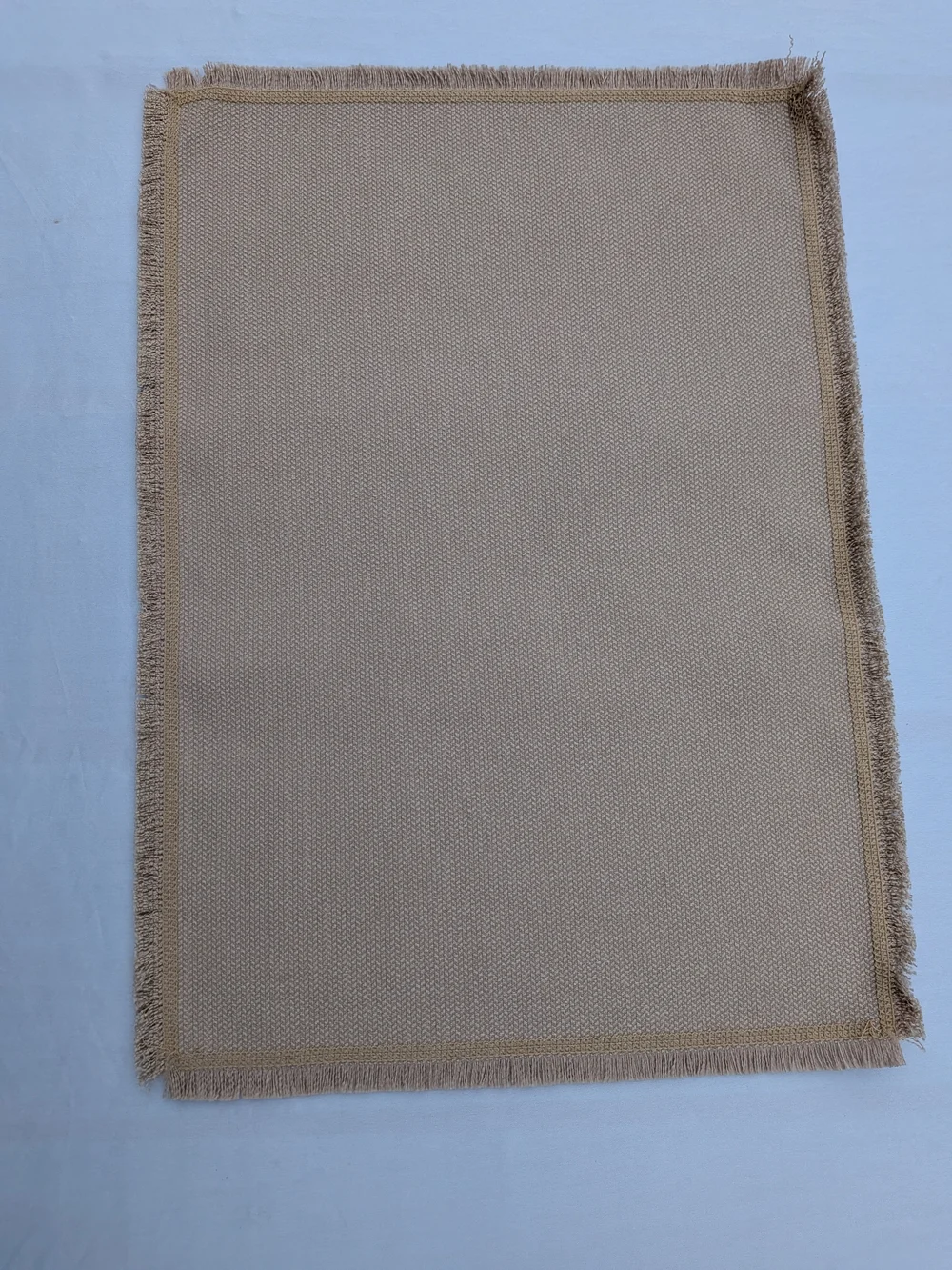 Rinpon NWT Boho Linen-Style Fringed Placemats Set Of Six